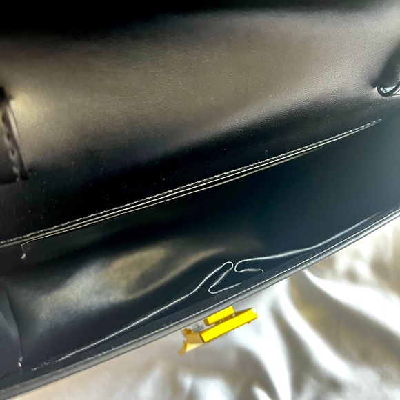 Black Fashion Bag. Box bag. - Picture 4 of 6